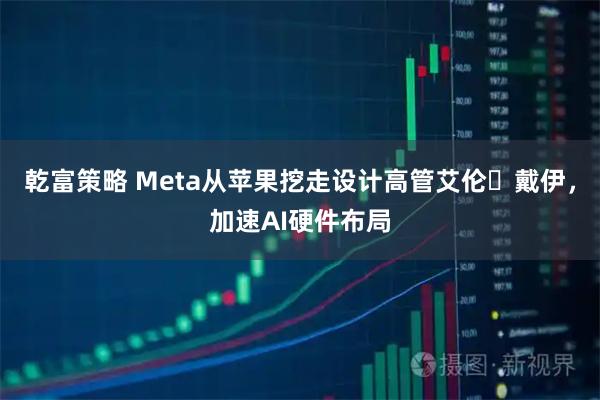 乾富策略 Meta从苹果挖走设计高管艾伦・戴伊,加速AI硬件布局